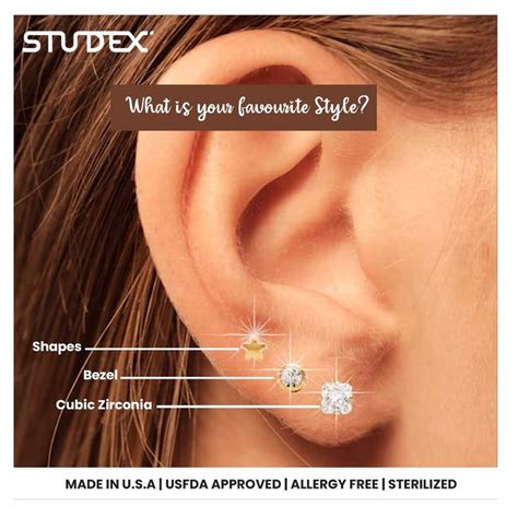 stud earrings chemist|studex piercing company.